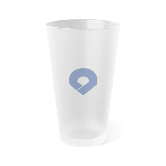 Flag of Wakayama Prefecture Japan - Frosted Pint Glass 16oz 16oz Frosted - Go Mug Yourself