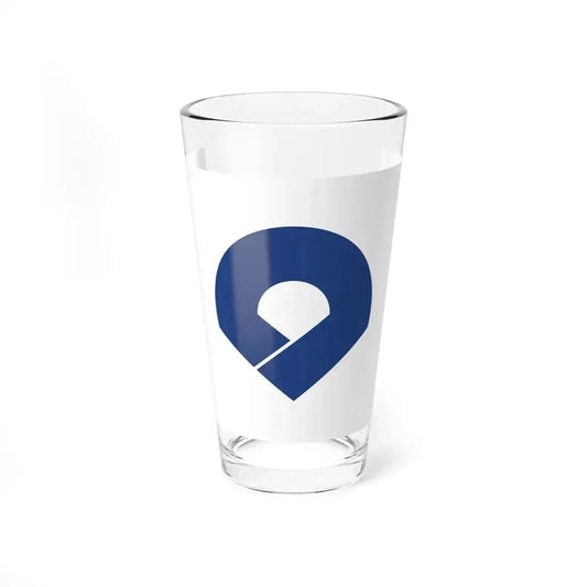Flag of Wakayama Prefecture Japan - Pint Glass 16oz 16oz - Go Mug Yourself