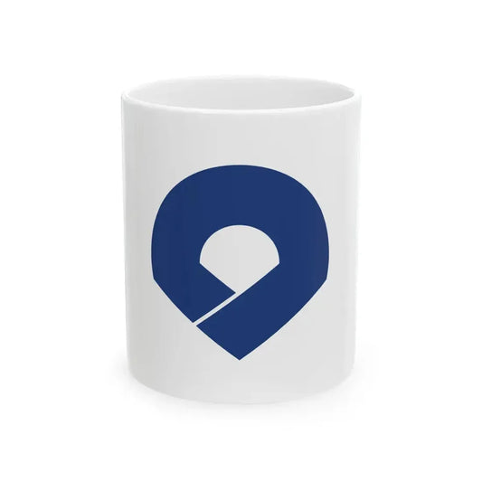 Flag of Wakayama Prefecture Japan - White Coffee Mug 11oz - Go Mug Yourself