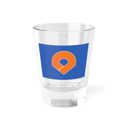 Flag of Wakayama Prefecture variant (Japan) Shot Glass 1.5oz 1.5oz - Go Mug Yourself
