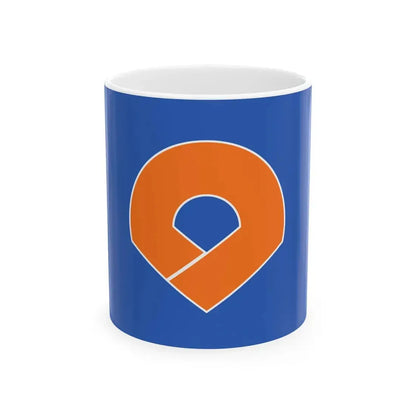 Flag of Wakayama Prefecture variant (Japan) White Coffee Mug 11oz - Go Mug Yourself
