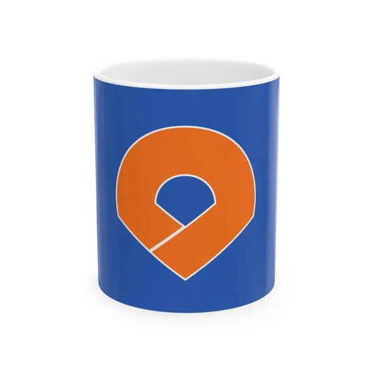 Flag of Wakayama Prefecture variant (Japan) White Coffee Mug 11oz - Go Mug Yourself