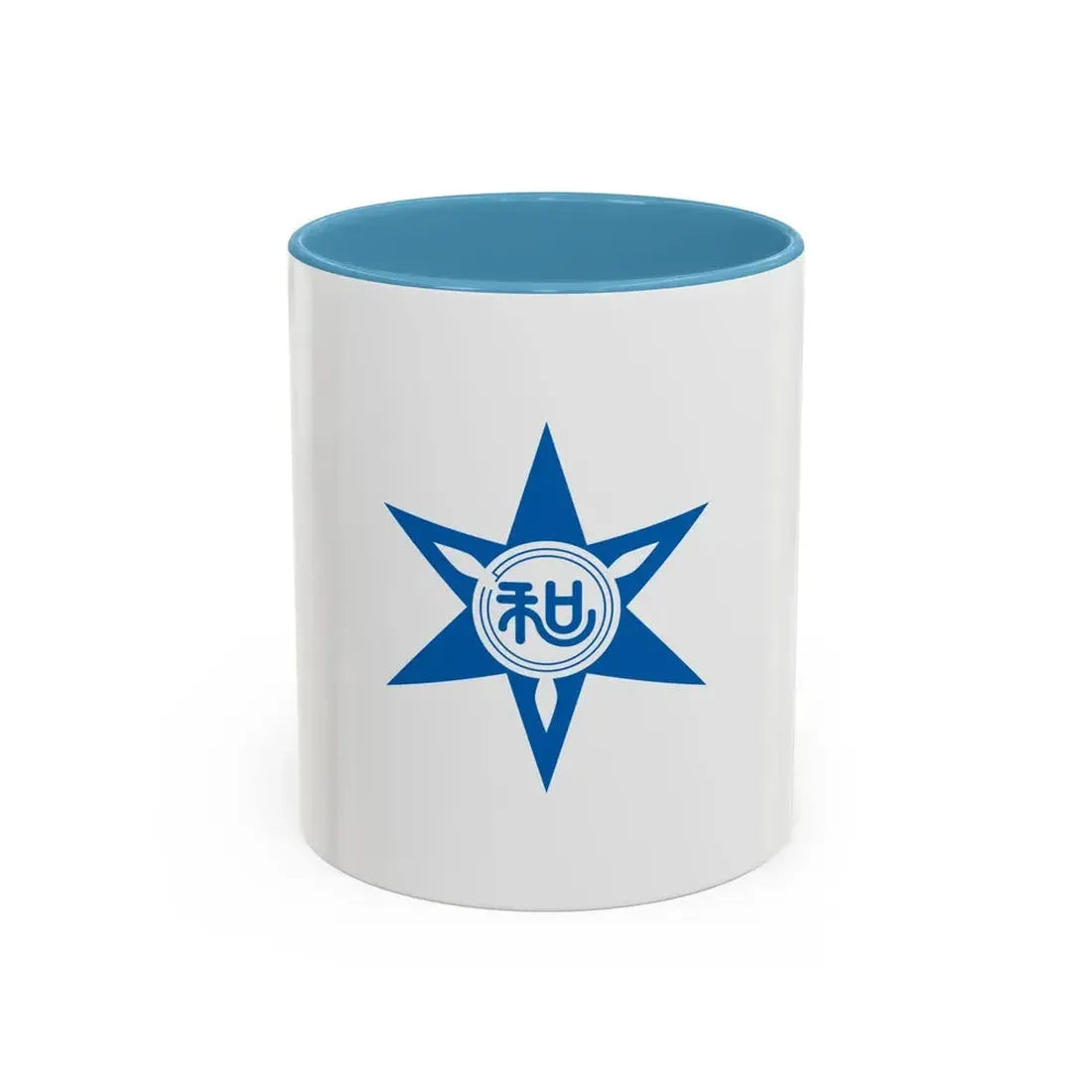 Flag of Wakayama Wakayama Japan - Accent Coffee Mug 11oz Light Blue - Go Mug Yourself