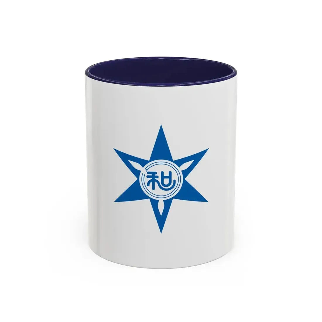 Flag of Wakayama Wakayama Japan - Accent Coffee Mug 11oz Navy - Go Mug Yourself