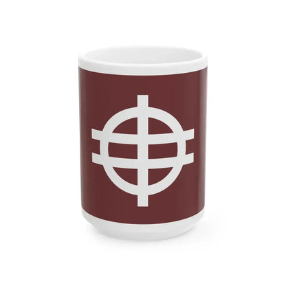 Flag of Waki Yamaguchi (Japan) White Coffee Mug 15oz - Go Mug Yourself
