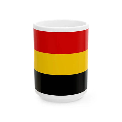 Flag of Waldeck before 1830 (Germany) White Coffee Mug 15oz - Go Mug Yourself