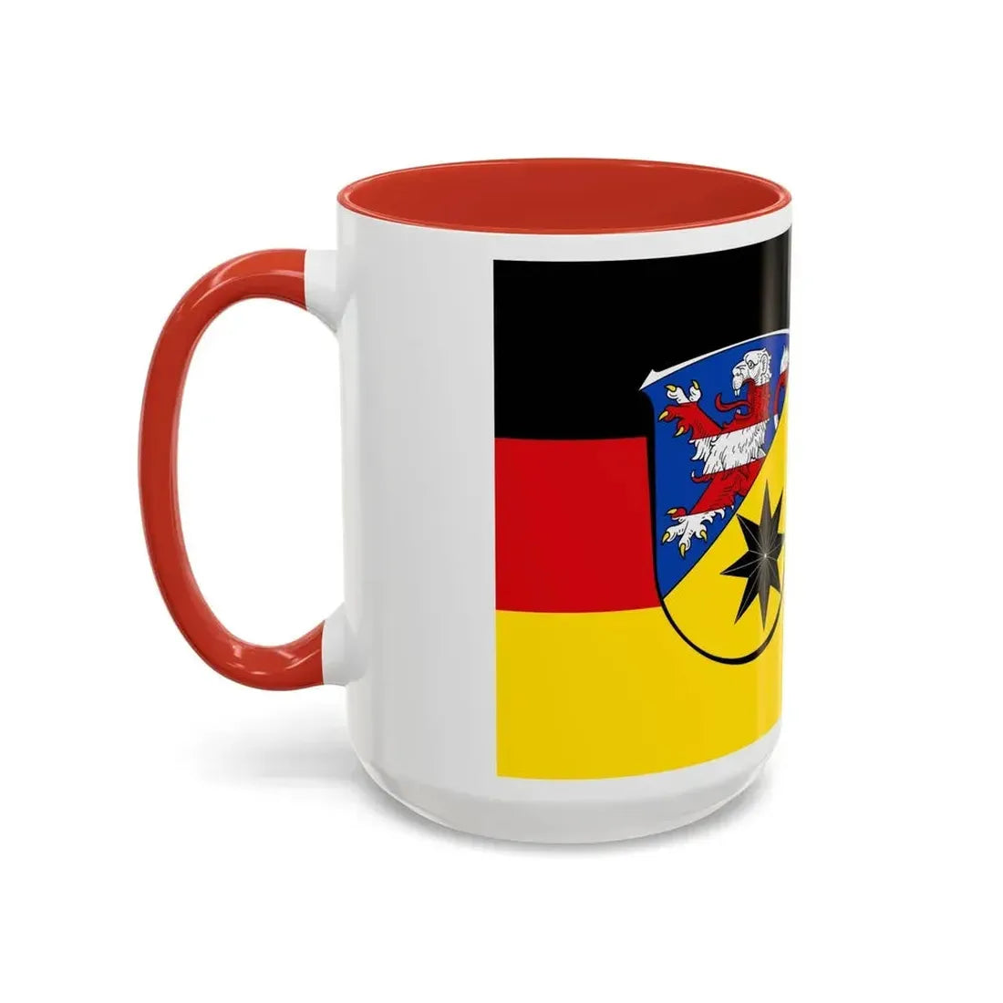 Flag of Waldeck Frankenberg Germany - Accent Coffee Mug - Go Mug Yourself