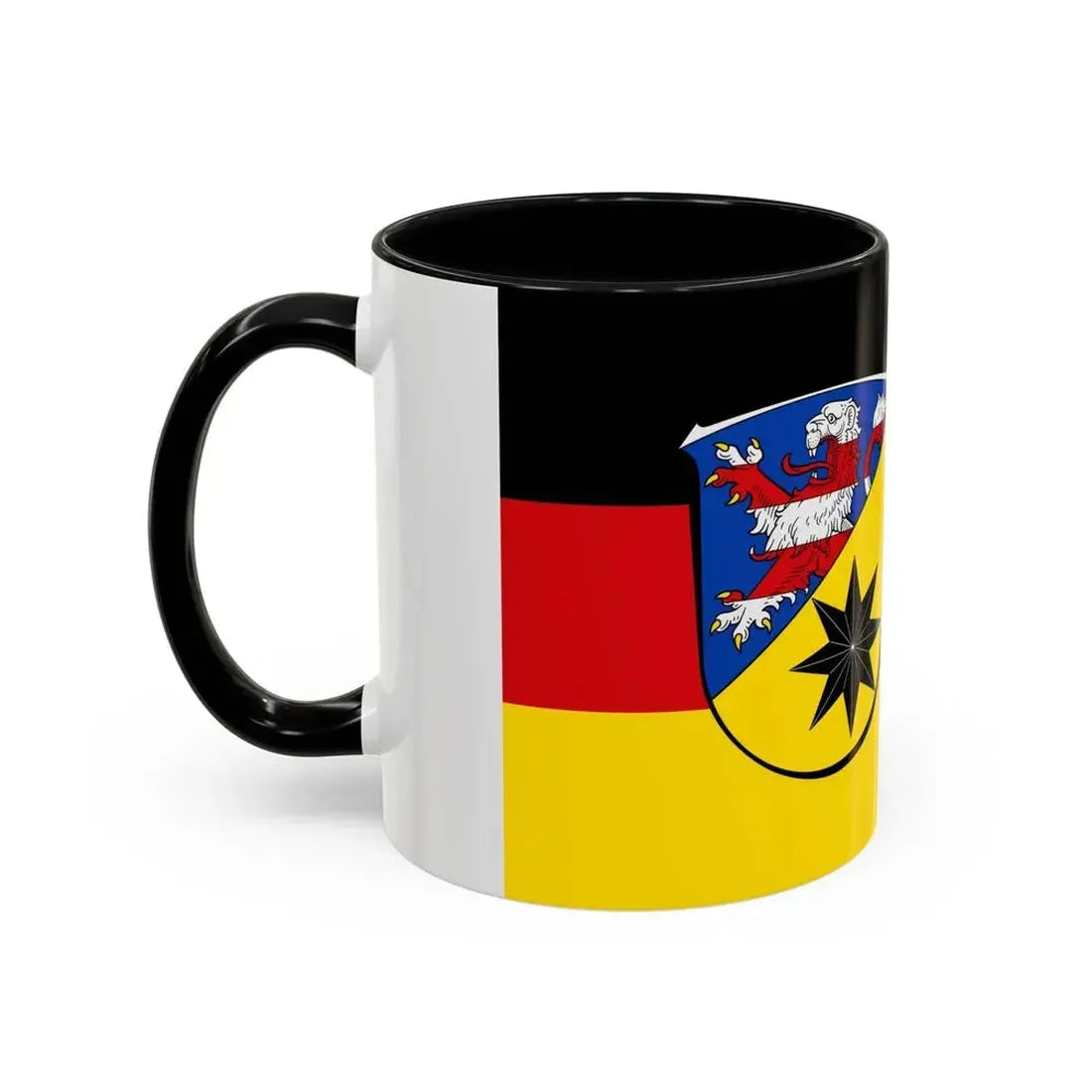 Flag of Waldeck Frankenberg Germany - Accent Coffee Mug - Go Mug Yourself