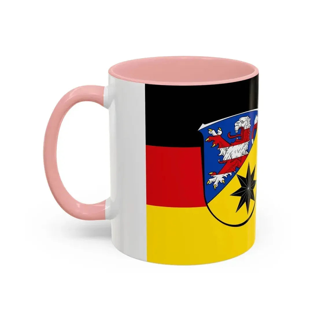 Flag of Waldeck Frankenberg Germany - Accent Coffee Mug - Go Mug Yourself