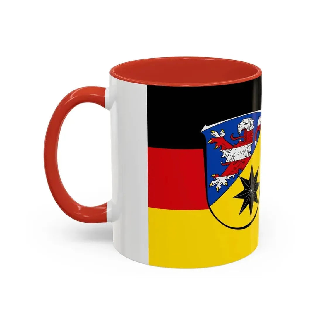 Flag of Waldeck Frankenberg Germany - Accent Coffee Mug - Go Mug Yourself