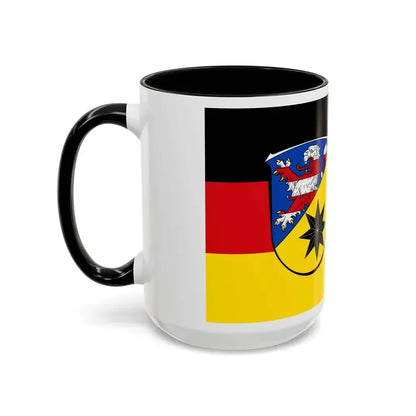 Flag of Waldeck Frankenberg Germany - Accent Coffee Mug - Go Mug Yourself