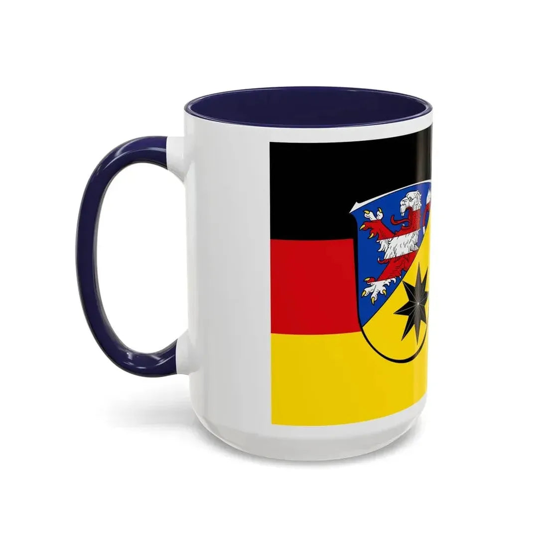 Flag of Waldeck Frankenberg Germany - Accent Coffee Mug - Go Mug Yourself