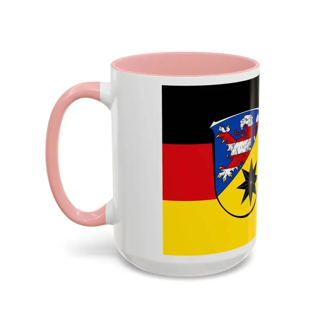 Flag of Waldeck Frankenberg Germany - Accent Coffee Mug - Go Mug Yourself