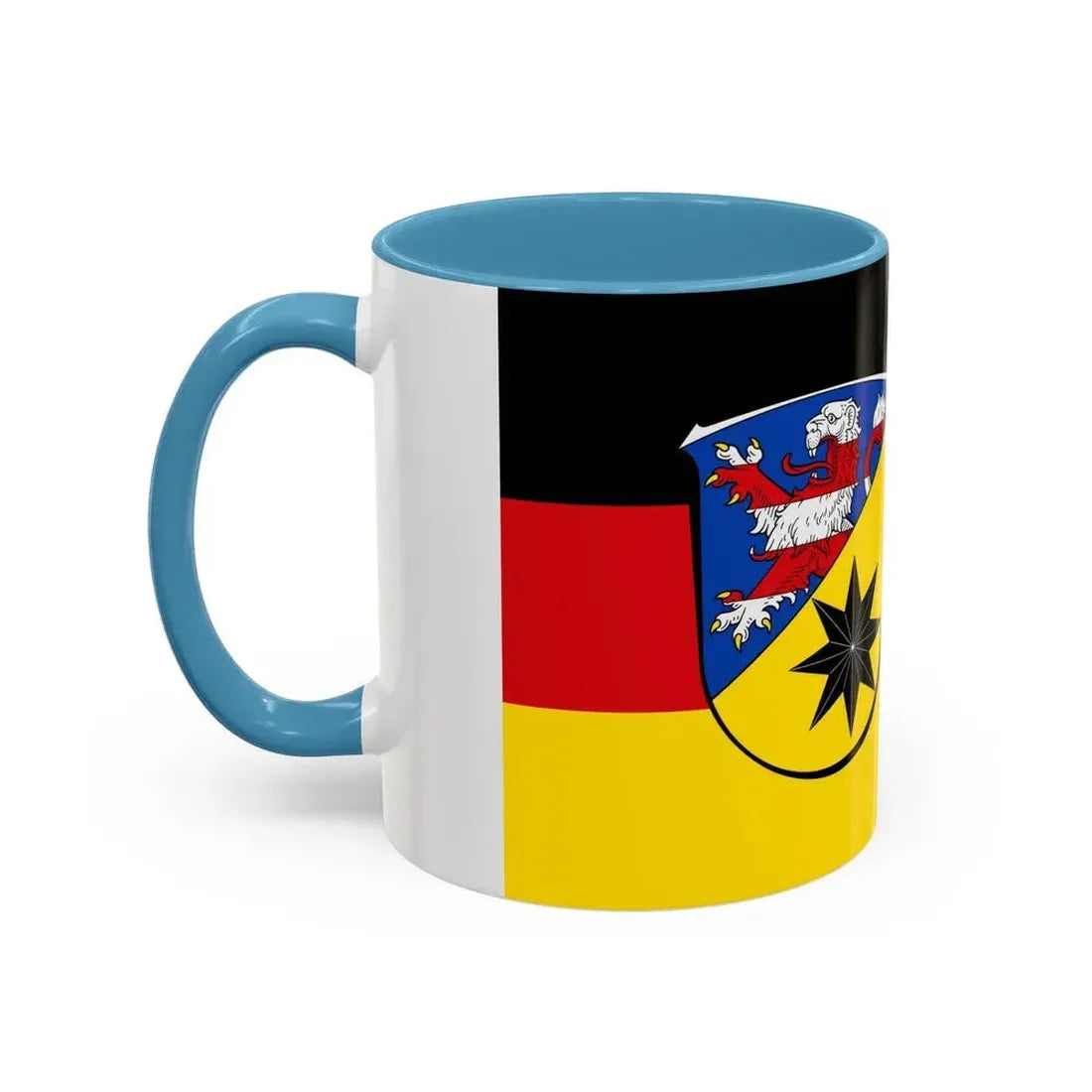Flag of Waldeck Frankenberg Germany - Accent Coffee Mug - Go Mug Yourself