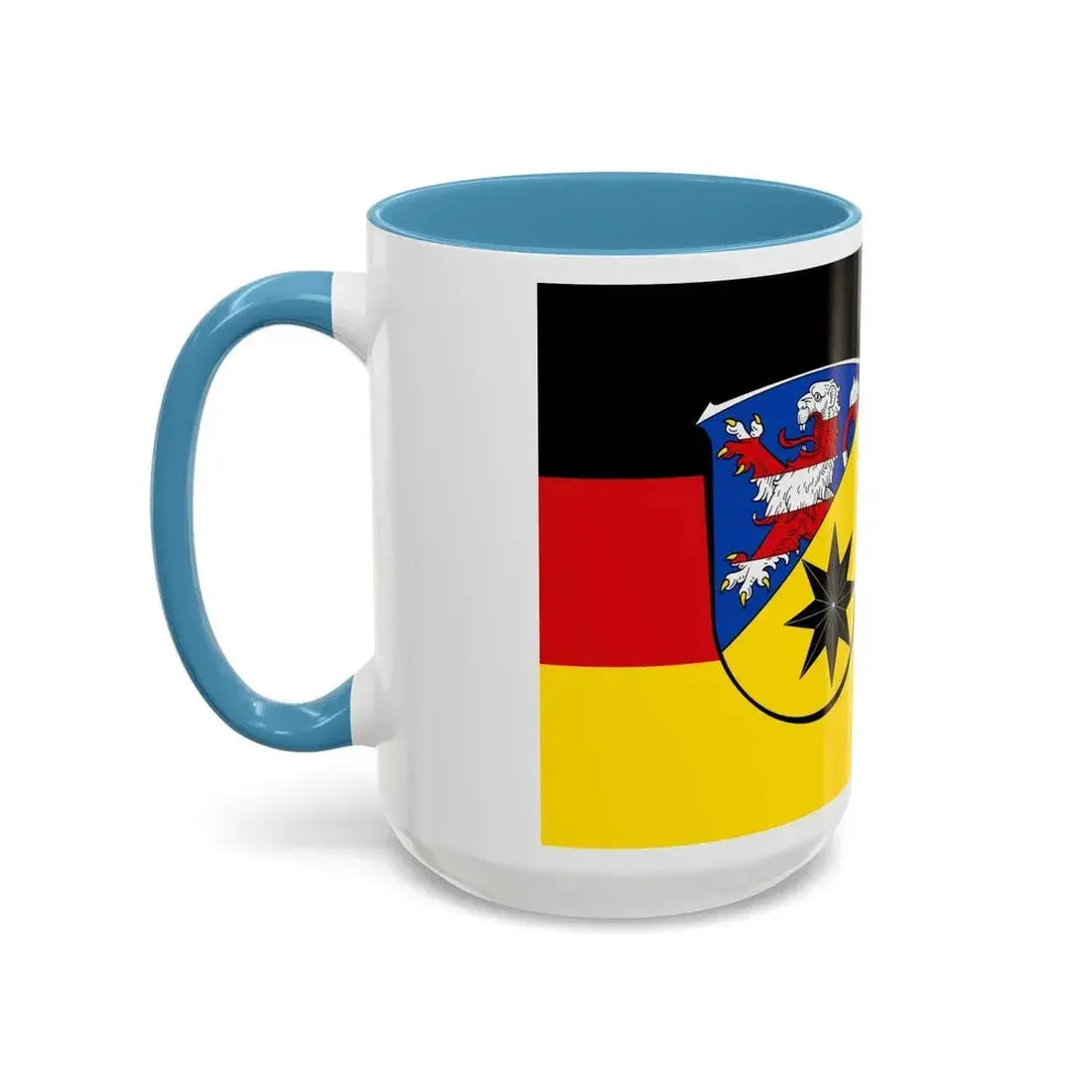 Flag of Waldeck Frankenberg Germany - Accent Coffee Mug - Go Mug Yourself