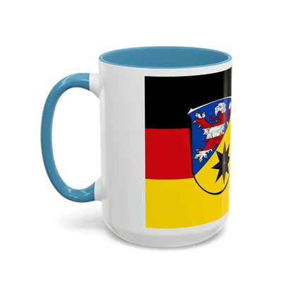 Flag of Waldeck Frankenberg Germany - Accent Coffee Mug - Go Mug Yourself