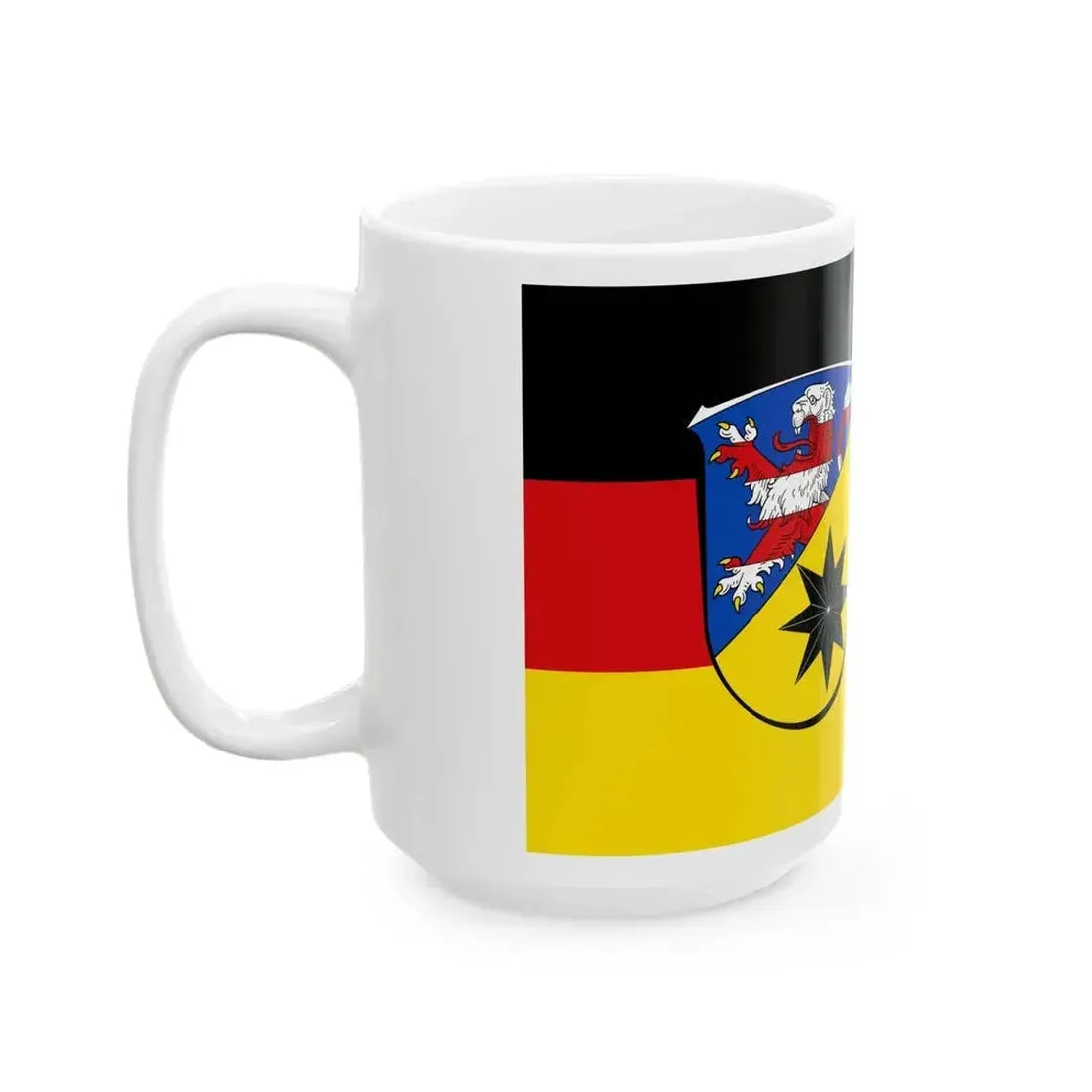 Flag of Waldeck Frankenberg Germany - White Coffee Mug - Go Mug Yourself