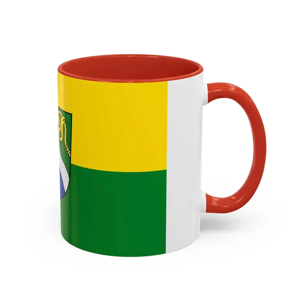 Flag of Waldshut Germany - Accent Coffee Mug - Go Mug Yourself