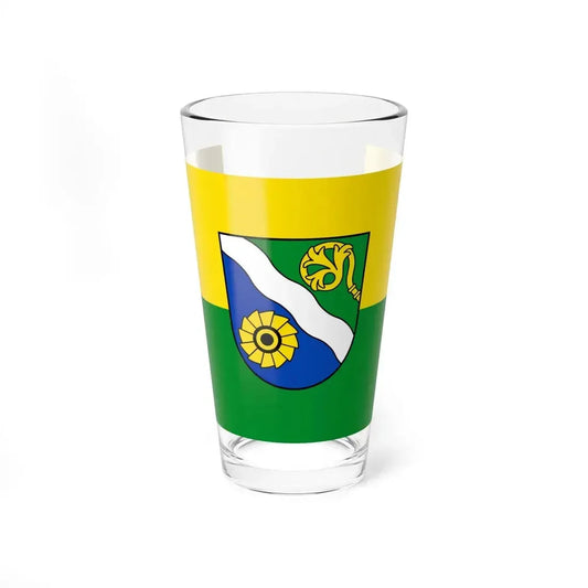 Flag of Waldshut Germany - Pint Glass 16oz 16oz - Go Mug Yourself