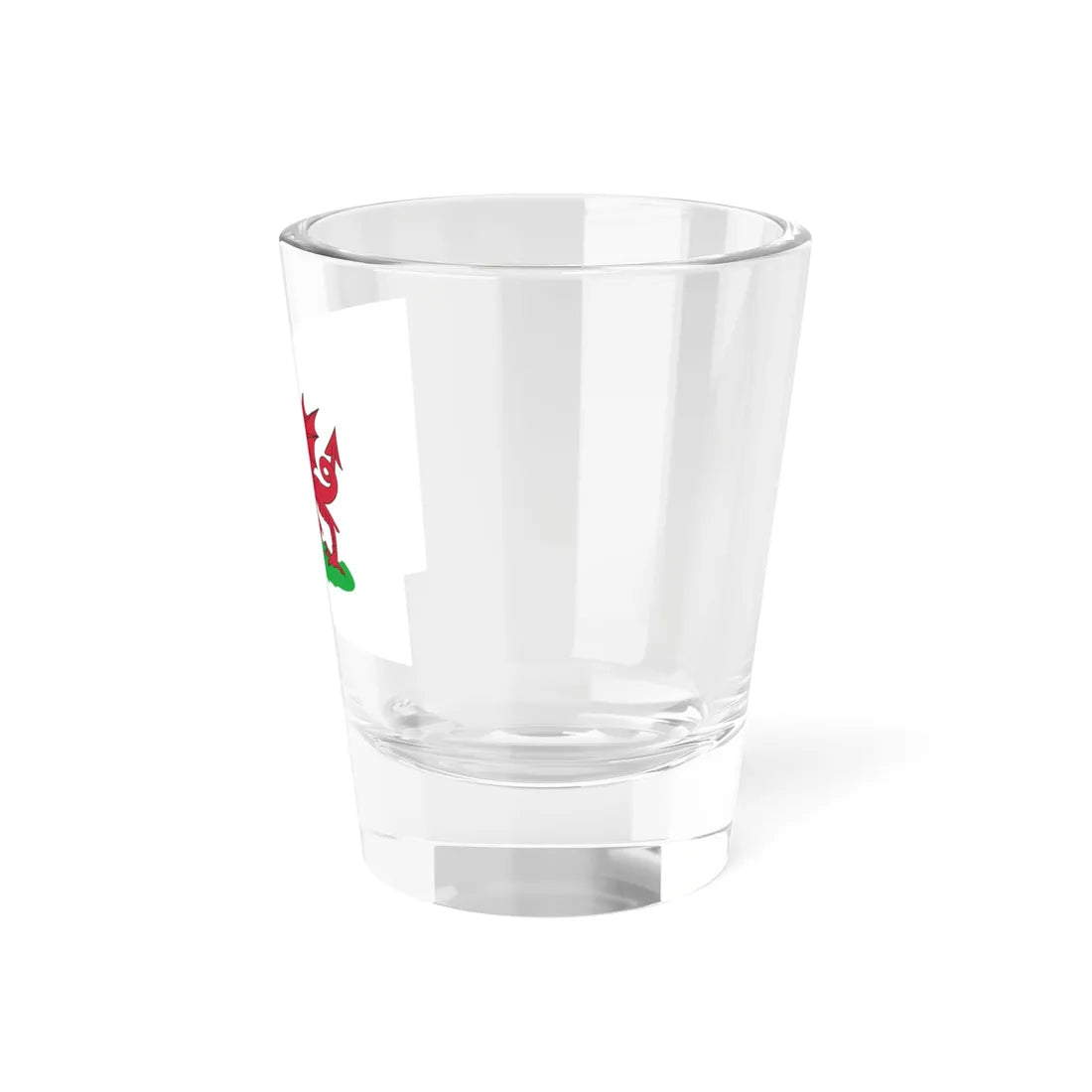 Flag of Wales 1807-1953 3-2 (United Kingdom) Shot Glass 1.5oz - Go Mug Yourself