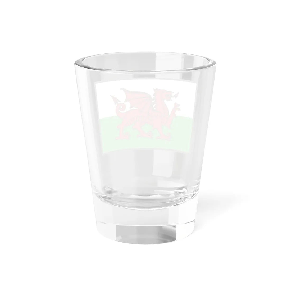 Flag of Wales bordered (United Kingdom) Shot Glass 1.5oz - Go Mug Yourself