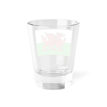 Flag of Wales bordered (United Kingdom) Shot Glass 1.5oz - Go Mug Yourself