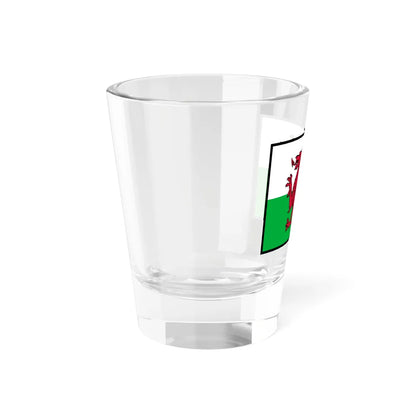 Flag of Wales bordered (United Kingdom) Shot Glass 1.5oz - Go Mug Yourself