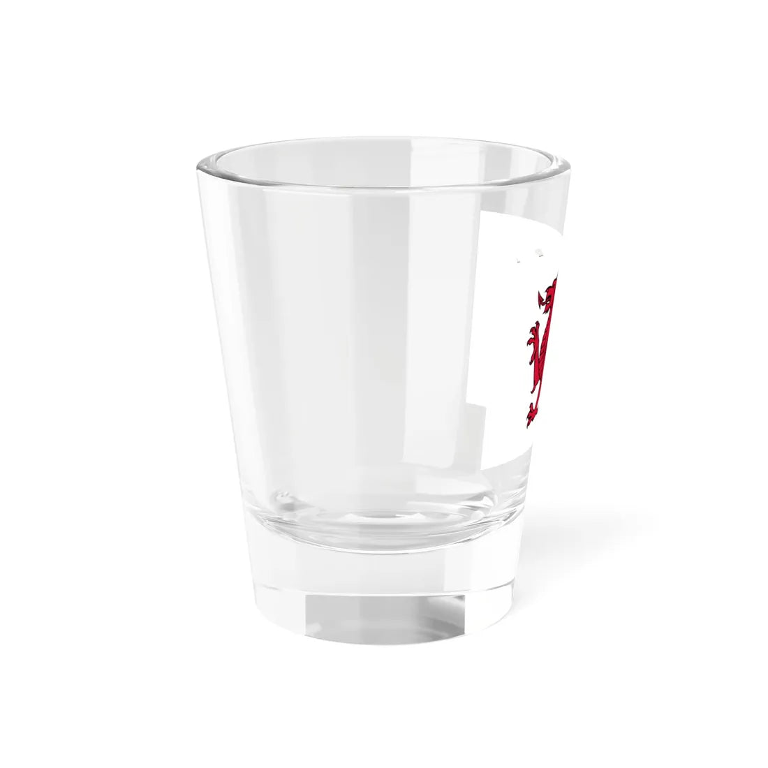 Flag of Wales without Green (United Kingdom) Shot Glass 1.5oz - Go Mug Yourself
