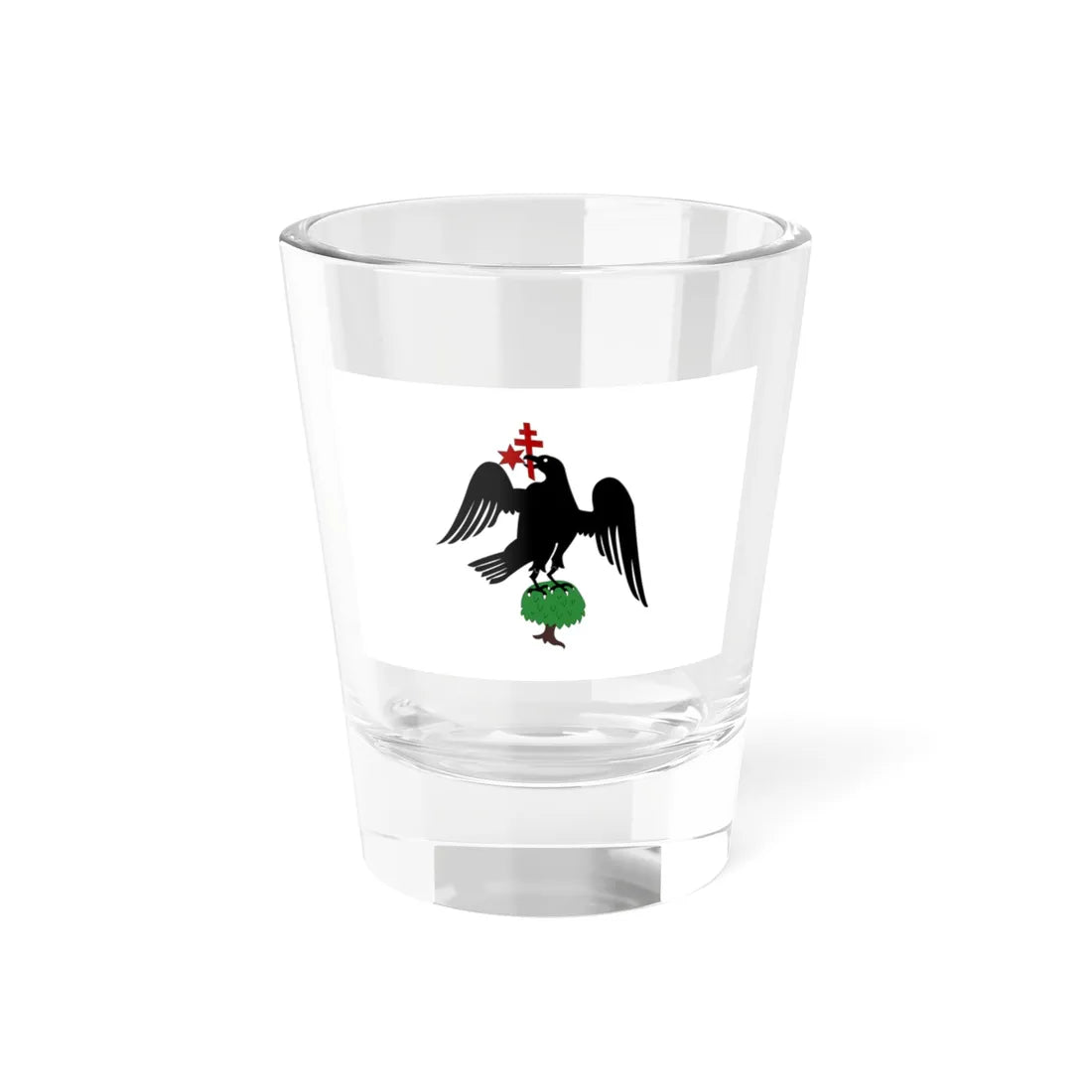 Flag of Wallachia (Oman) Shot Glass 1.5oz 1.5oz - Go Mug Yourself