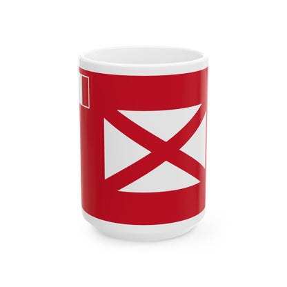 Flag of Wallis and Futuna 1887-1910 (Belgium) White Coffee Mug-15oz-Go Mug Yourself