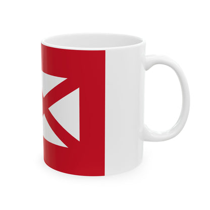 Flag of Wallis and Futuna 1887-1910 (Belgium) White Coffee Mug-Go Mug Yourself