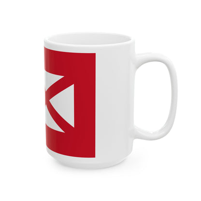 Flag of Wallis and Futuna 1887-1910 (Belgium) White Coffee Mug-Go Mug Yourself
