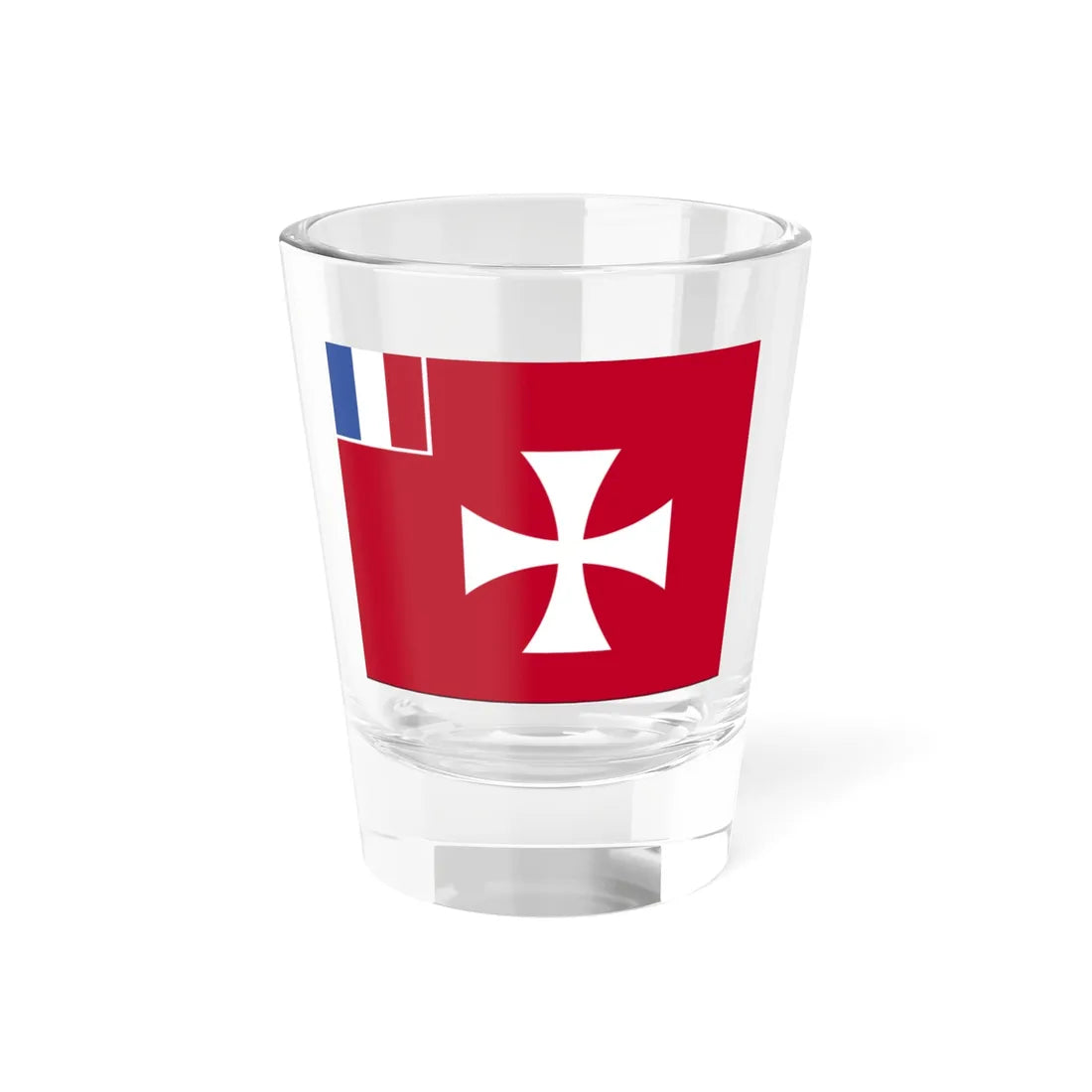 Flag of Wallis and Futuna 2004 World Factbook (France) Shot Glass 1.5oz 1.5oz - Go Mug Yourself