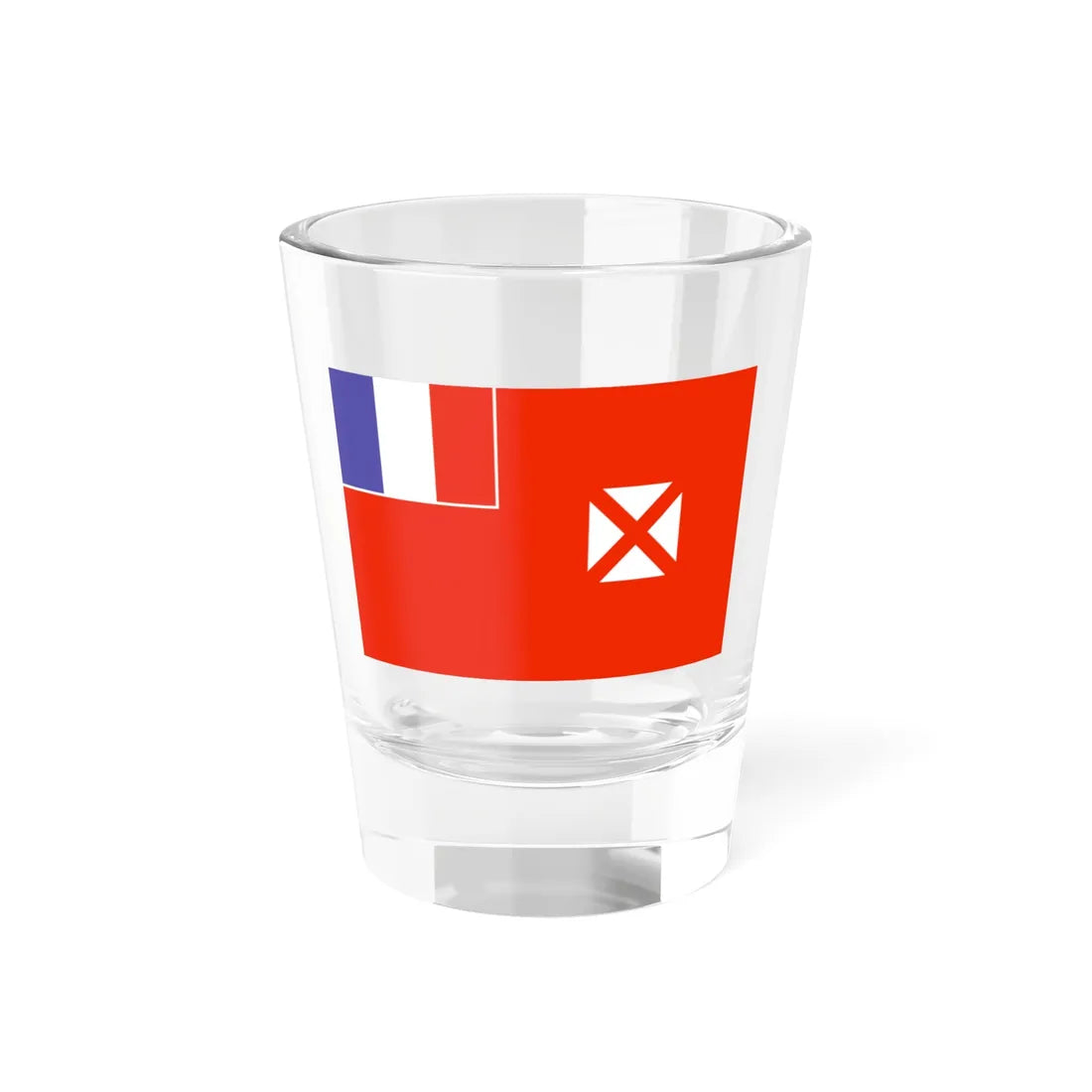 Flag of Wallis and Futuna WFB 2000 (France) Shot Glass 1.5oz 1.5oz - Go Mug Yourself