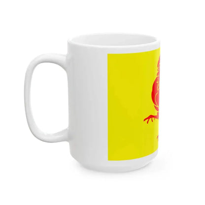 Flag of Wallonia 2010 et 2017 (Belgium) White Coffee Mug - Go Mug Yourself