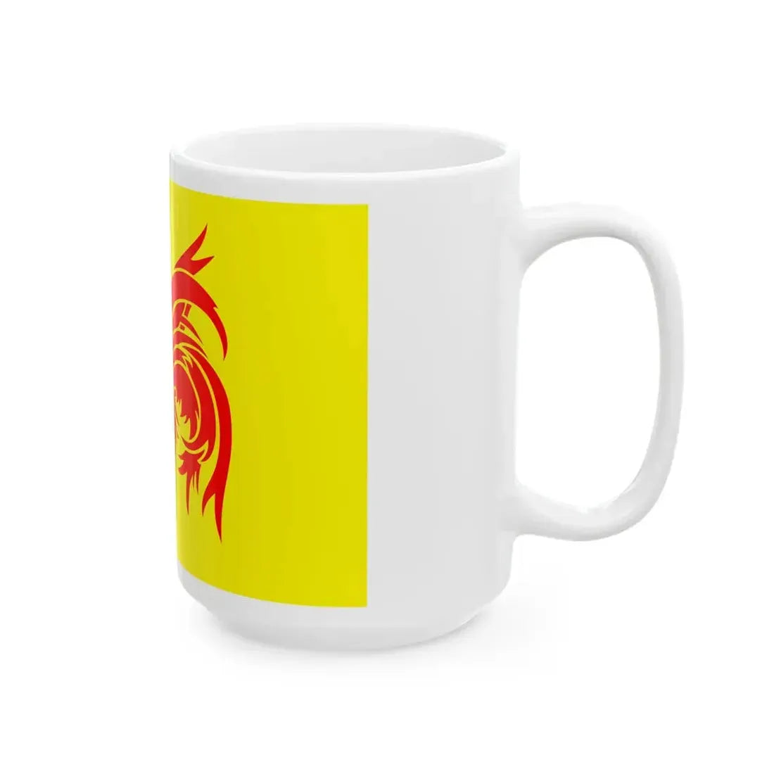 Flag of Wallonia 2010 et 2017 (Belgium) White Coffee Mug - Go Mug Yourself