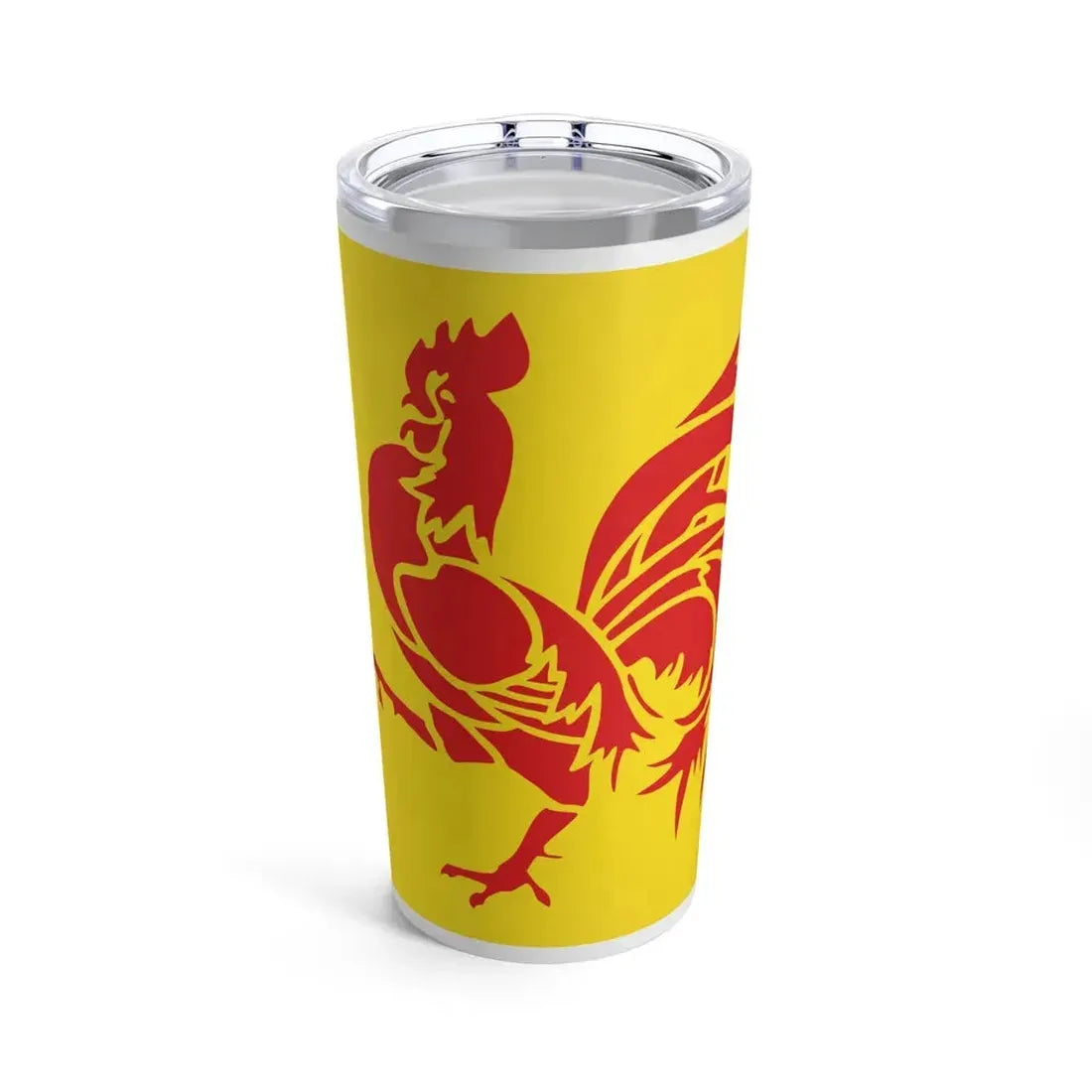 Flag of Wallonia the French Community and Walloon Region Belgium - Tumbler 20oz 20oz - Go Mug Yourself