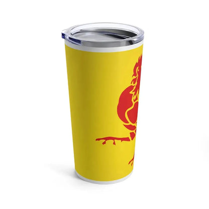 Flag of Wallonia the French Community and Walloon Region Belgium - Tumbler 20oz - Go Mug Yourself