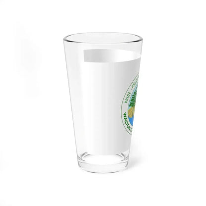 Flag of Walton County Florida (United States) Pint Glass 16oz - Go Mug Yourself