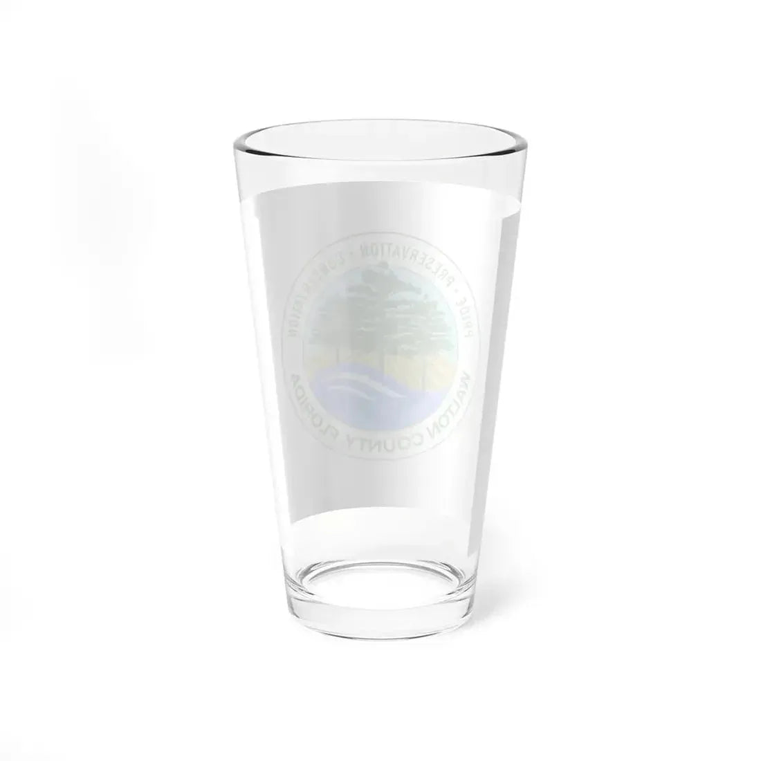Flag of Walton County Florida (United States) Pint Glass 16oz - Go Mug Yourself
