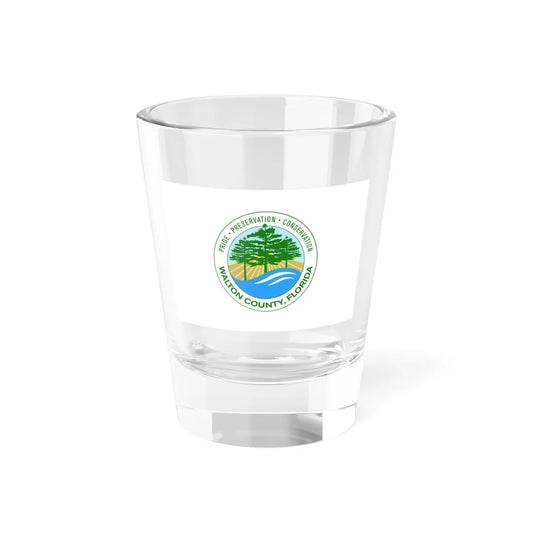 Flag of Walton County Florida (United States) Shot Glass 1.5oz 1.5oz - Go Mug Yourself