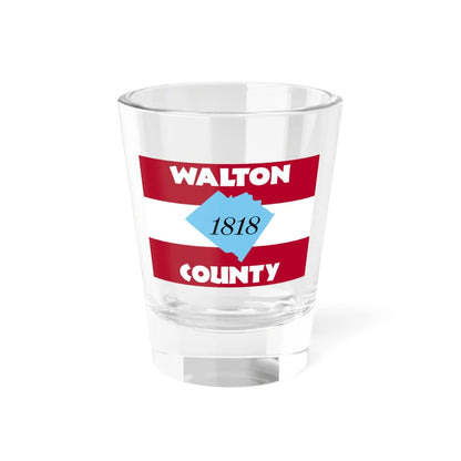 Flag of Walton County Georgia (Georgia) Shot Glass 1.5oz 1.5oz - Go Mug Yourself