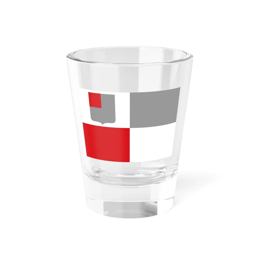 Flag of Wanze (Belgium) Shot Glass 1.5oz 1.5oz - Go Mug Yourself