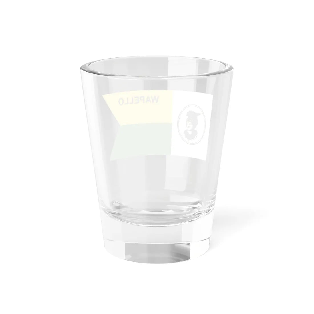 Flag of Wapello County Iowa Sesquicentennial (United States) Shot Glass 1.5oz - Go Mug Yourself
