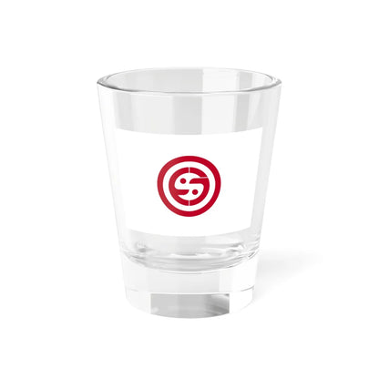 Flag of Warabi Saitama (Japan) Shot Glass 1.5oz 1.5oz - Go Mug Yourself