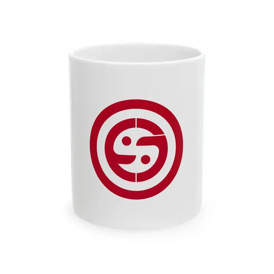 Flag of Warabi Saitama (Japan) White Coffee Mug 11oz - Go Mug Yourself