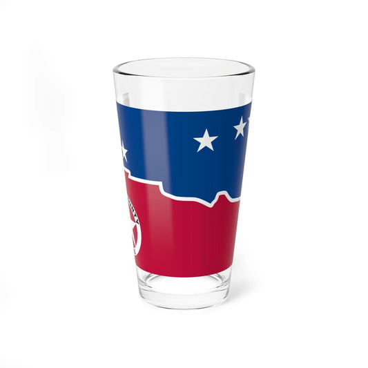 Flag of Ward County Texas (United States) Pint Glass 16oz 16oz - Go Mug Yourself