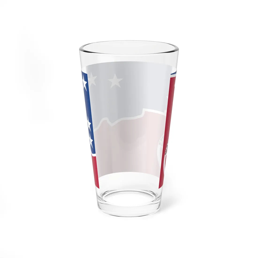 Flag of Ward County Texas (United States) Pint Glass 16oz - Go Mug Yourself