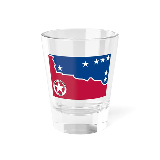 Flag of Ward County Texas (United States) Shot Glass 1.5oz 1.5oz - Go Mug Yourself