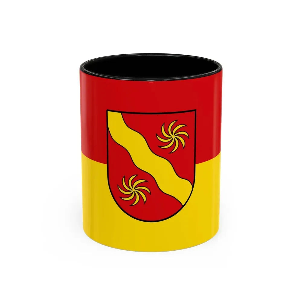 Flag of Warendorf Germany - Accent Coffee Mug 11oz Black - Go Mug Yourself